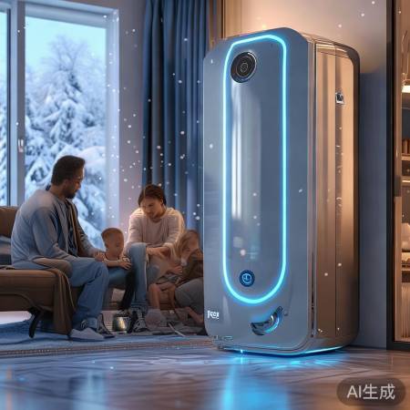 TCL空气能热水器，高效除霜，