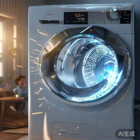 6线6公斤大容量洗衣机，洁净节