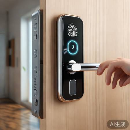 智能锁，多方式开锁，告别忘带钥