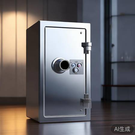 时尚不锈钢电脑保险柜，双重锁芯