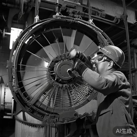 拆卸烟管上方风机，先拆螺丝。