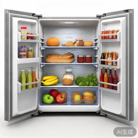 冰箱物品摆放：上下轻重平衡