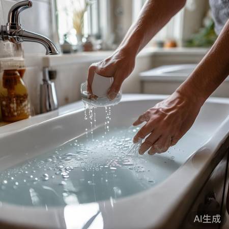 定期清洁热水器，醋小苏打除垢。