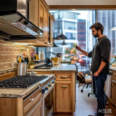 选择适合厨房的吸油烟机，安装需