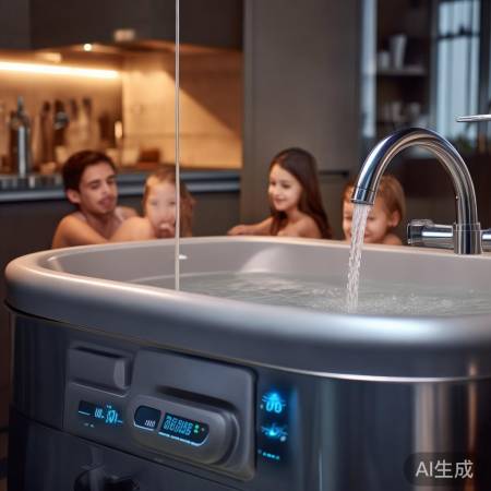 “冷水阀细管调水温，快速稳定热