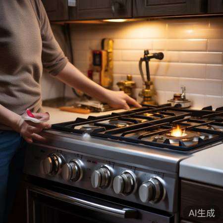 燃气压力低，检查阀门表。