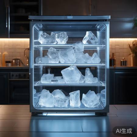冰箱奇形冰块艺术
