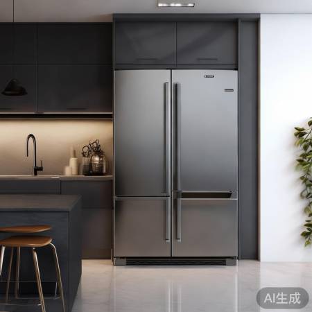 美的冰箱，冷饮速冻，食材保鲜。