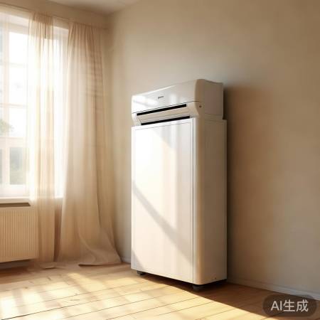 空调背阴安装，节能降负荷。