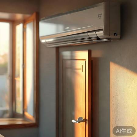 空调时，紧闭门窗，节能又凉爽。