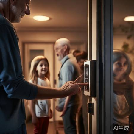 指纹锁，便捷安全，告别忘带钥匙
