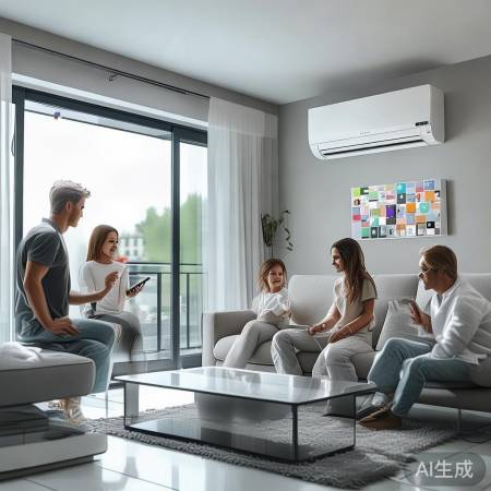 智能家居通风空调，预留接口，便