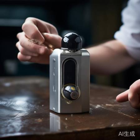 拆指纹头，轻拿勿用力过猛