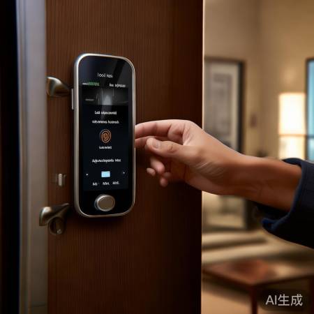 指纹锁电量低，及时更换或充电