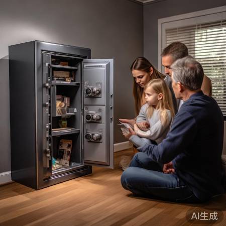 挑选保险柜，尺寸容量要适宜。