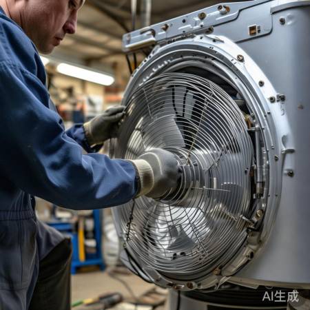 检查风扇，轴承磨损换新