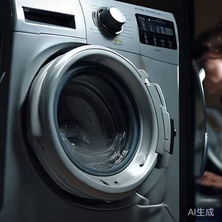 电器安全意识不足，洗衣机超重漏