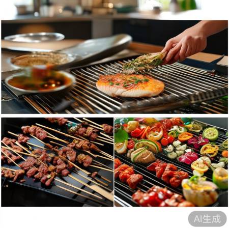 “多功能烤夹，厨房多面手！”