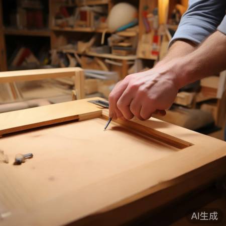 调整门板角度，消除缝隙