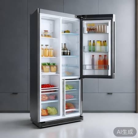 独立控温冷藏室，超大空间，避免