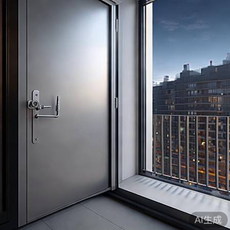 阳台防盗门，守护家庭安全。