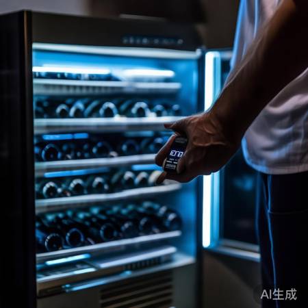 红酒柜温度检查，确保口感品质。