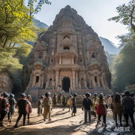 云冈石窟：热门旅游地，线上VR