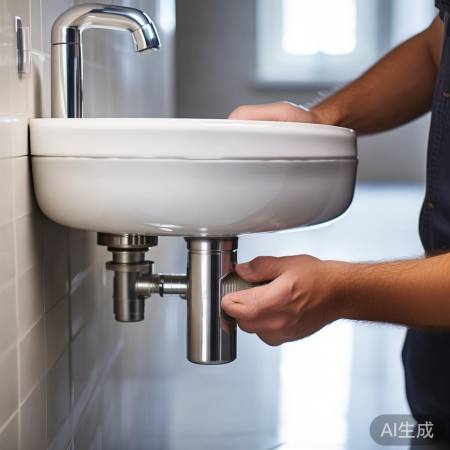 存水弯过滤网，定期清洗，安装到