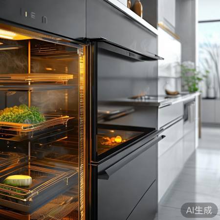 “长虹集成灶消毒柜，厨艺升级空