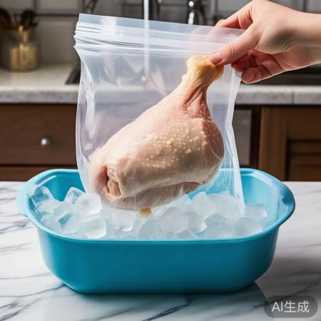 冰水混合快解鸡腿