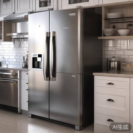 海尔十字门冰箱556：时尚功能