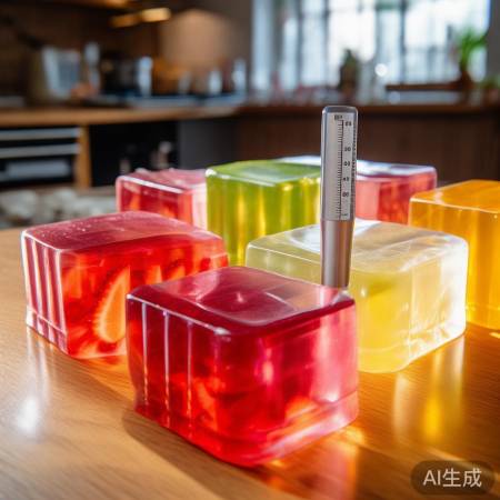 冻果冻温度随种类与口味变