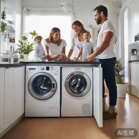 洗衣洗手一台机，家务省时又便捷