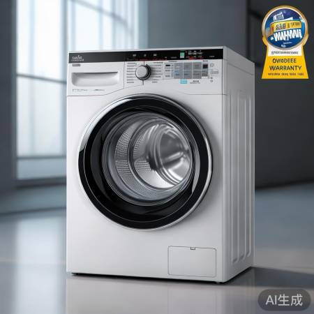 美的变频洗衣机，节能静音，十年