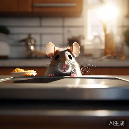老鼠偏爱温暖食物源，集成灶成诱