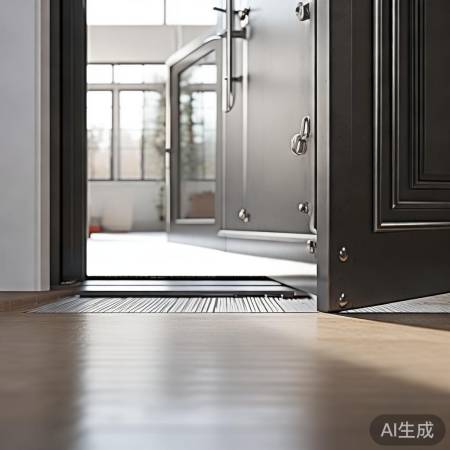 见光尺寸：门开启至地距离，影响