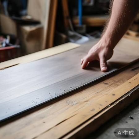 量尺木板助定位门框