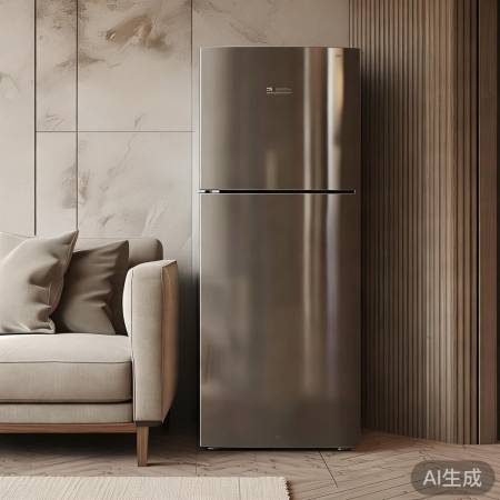 沙发后置冰箱，空间巧利用。