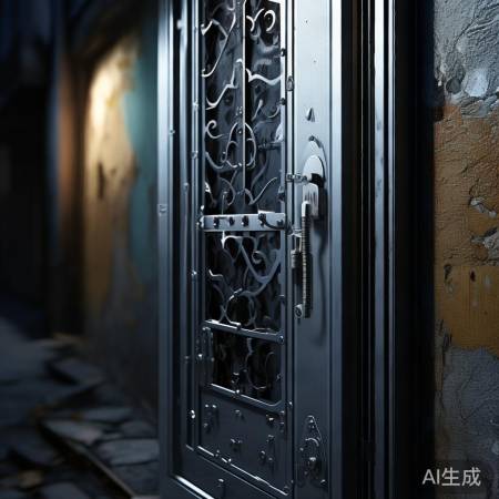 防盗门反锁，严防非法侵入