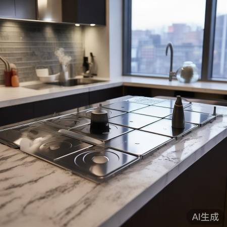 独立灶灵活，清洁易，模块独立。