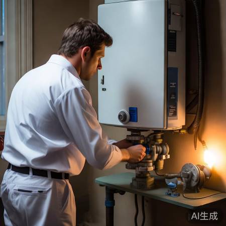 关闭回水阀，防水回流。