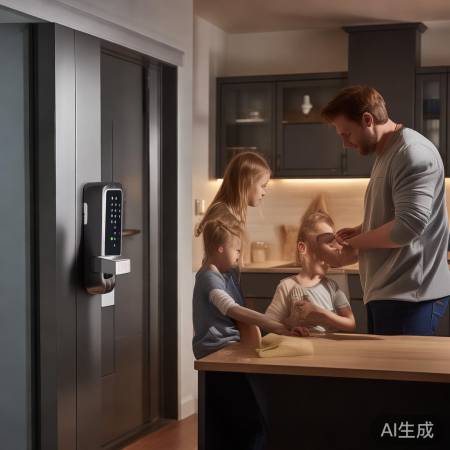 “智能锁便捷生活，忘锁勿忧，快