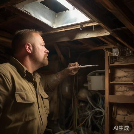 巧用一字刀撬维修口，细心拆解显