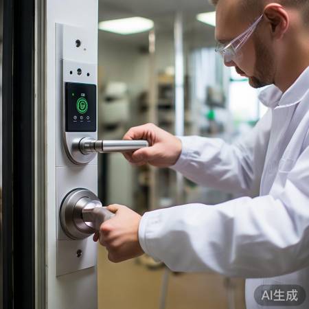 锁具安装后先测试，确保功能正常