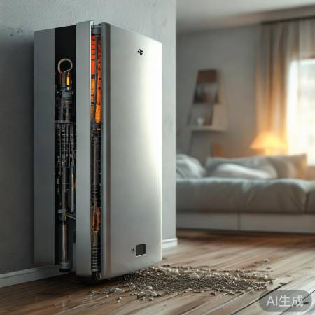 燃气壁挂炉气路堵塞，检查清理解