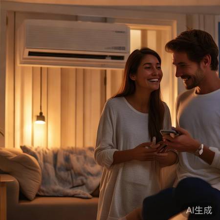 日立空调，智控情人节温馨。