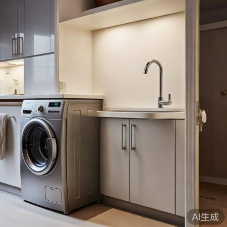 家居布局新趋势：洗衣机旁拖把池