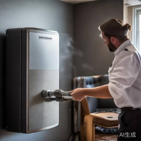 “壁挂炉清洗，提升燃烧效率”