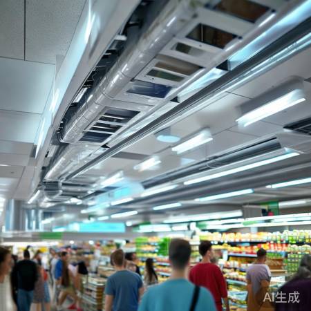 绿色超市，节能风管安装