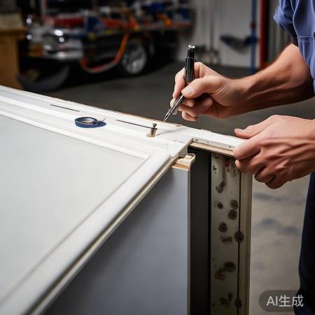 拆门先拧螺丝，分离门框体